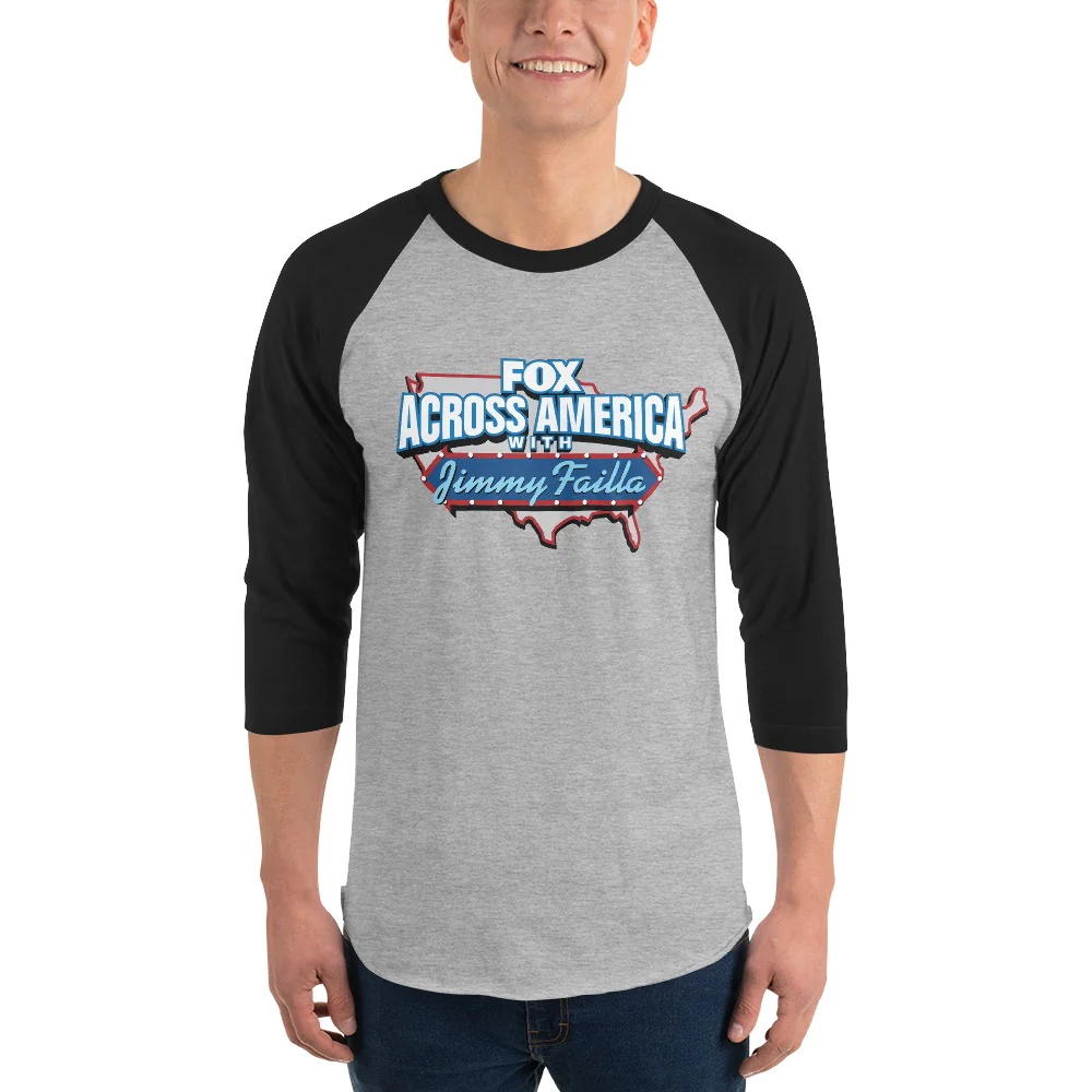 FOX Across America with Jimmy Failla Raglan T-Shirt - Image 3