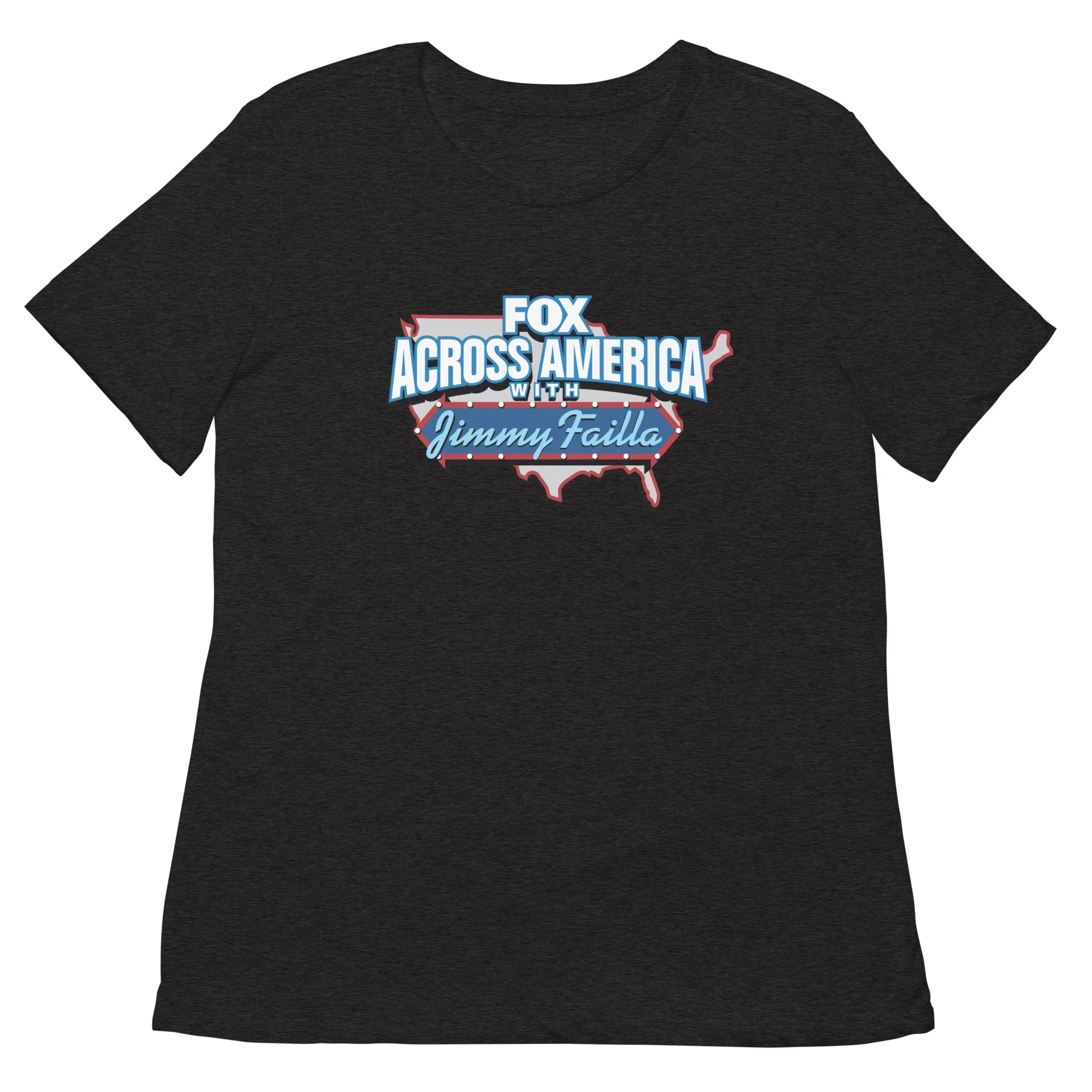 FOX Across America with Jimmy Failla Womens Tri-Blend T-Shirt - Image 4