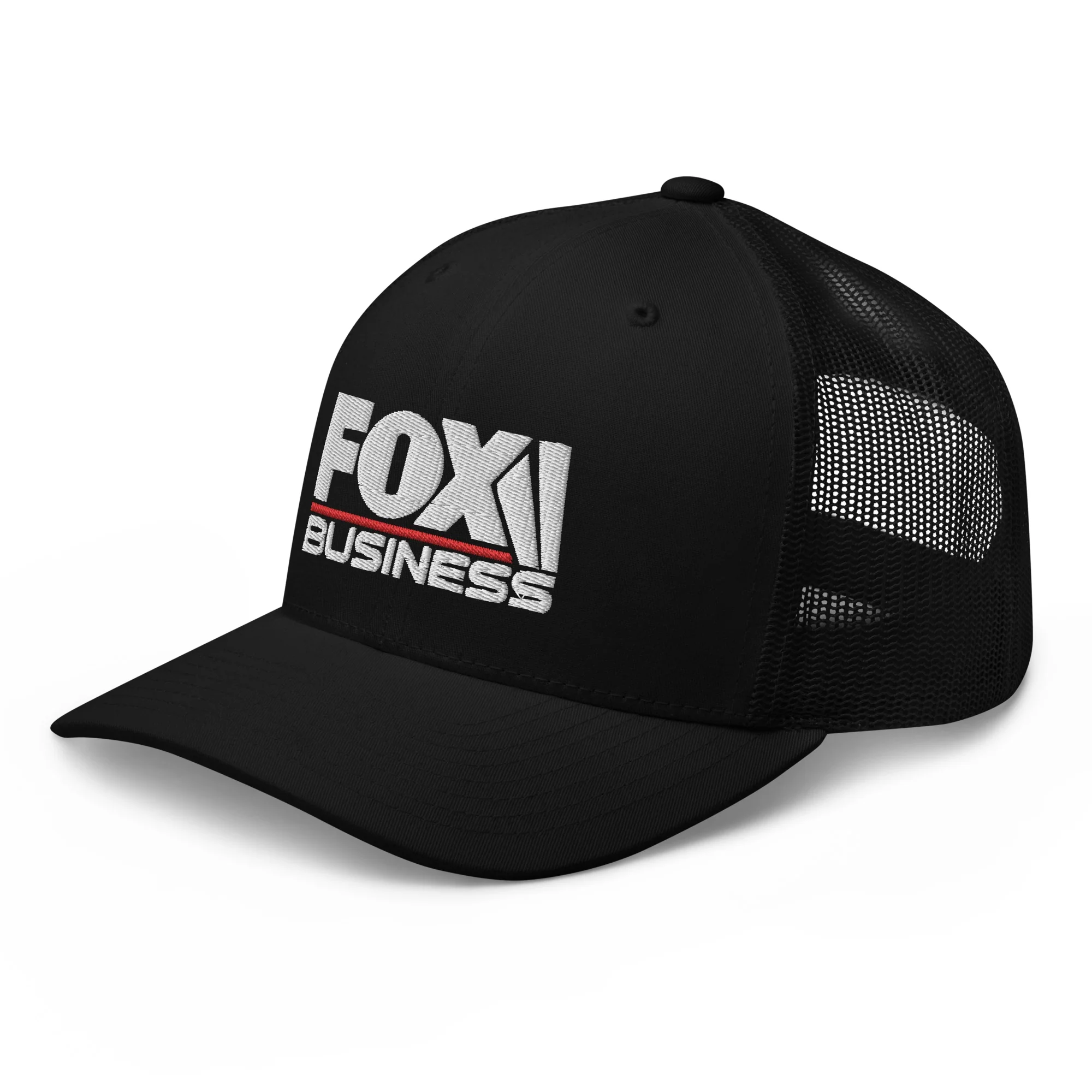 FOX Business Logo Embroidered Retro Trucker Hat - Image 3