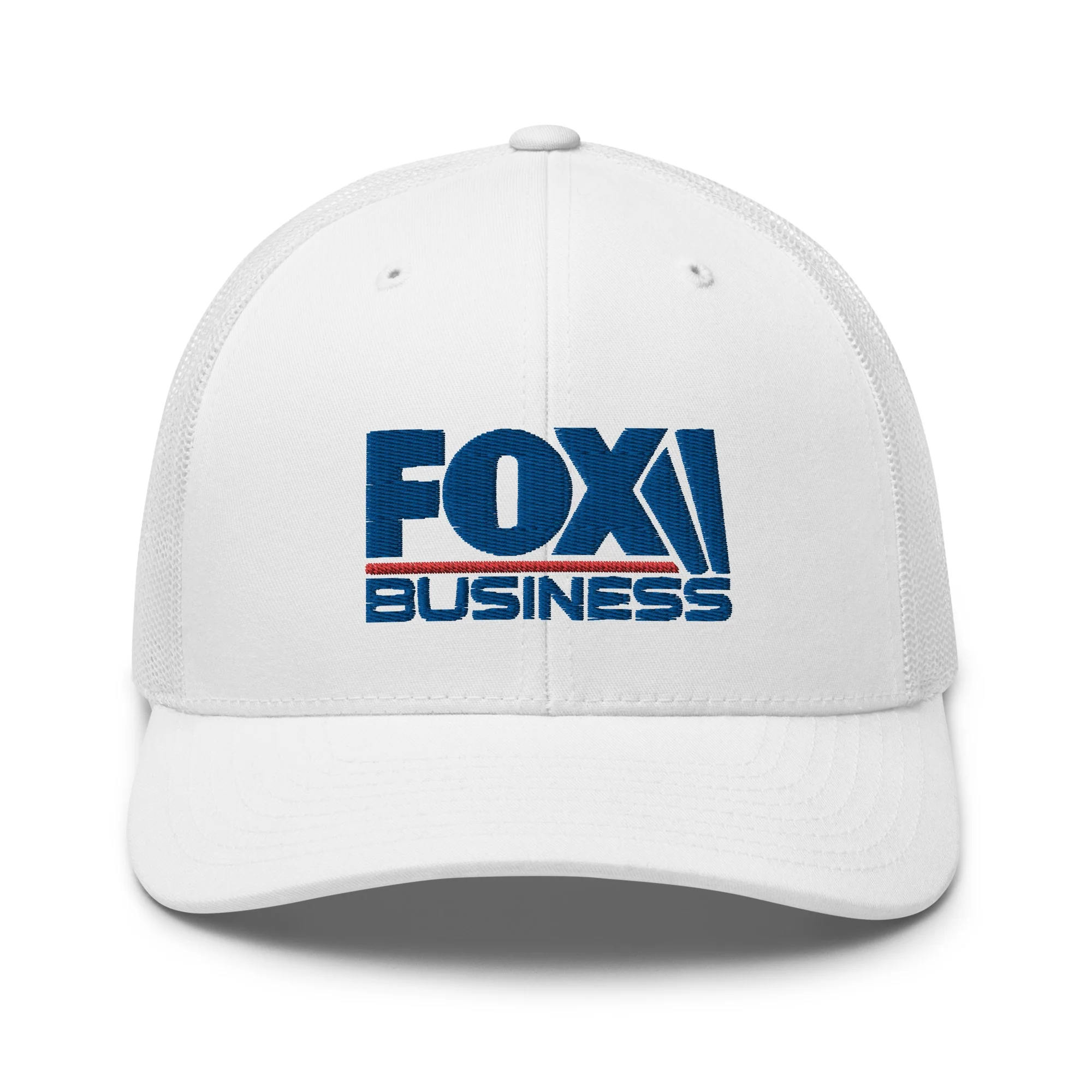 FOX Business Logo Embroidered Retro Trucker Hat - Image 7