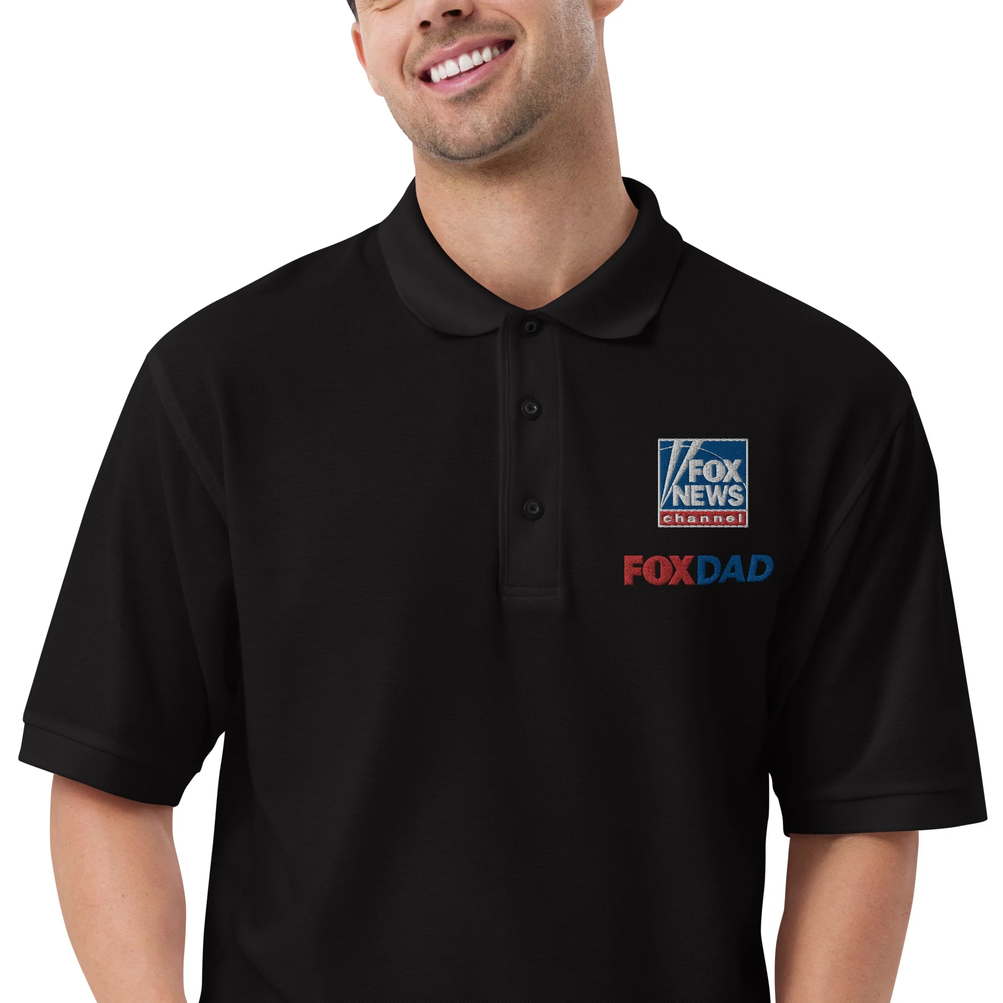 FOX News Dad Embroidered Polo Shirt - Image 5